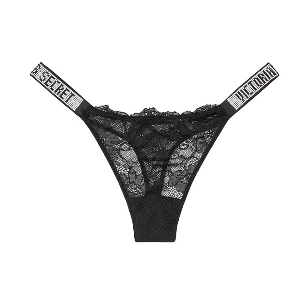 Victoria’s Secret VERY SEXY
Shine Strap Lace Thong Panty NWT